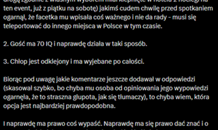 Maciek Krawczyk nt. NIEOBECNOŚCI Prawa Marcina na meczu charytatywnym Ekipy Fantasy!